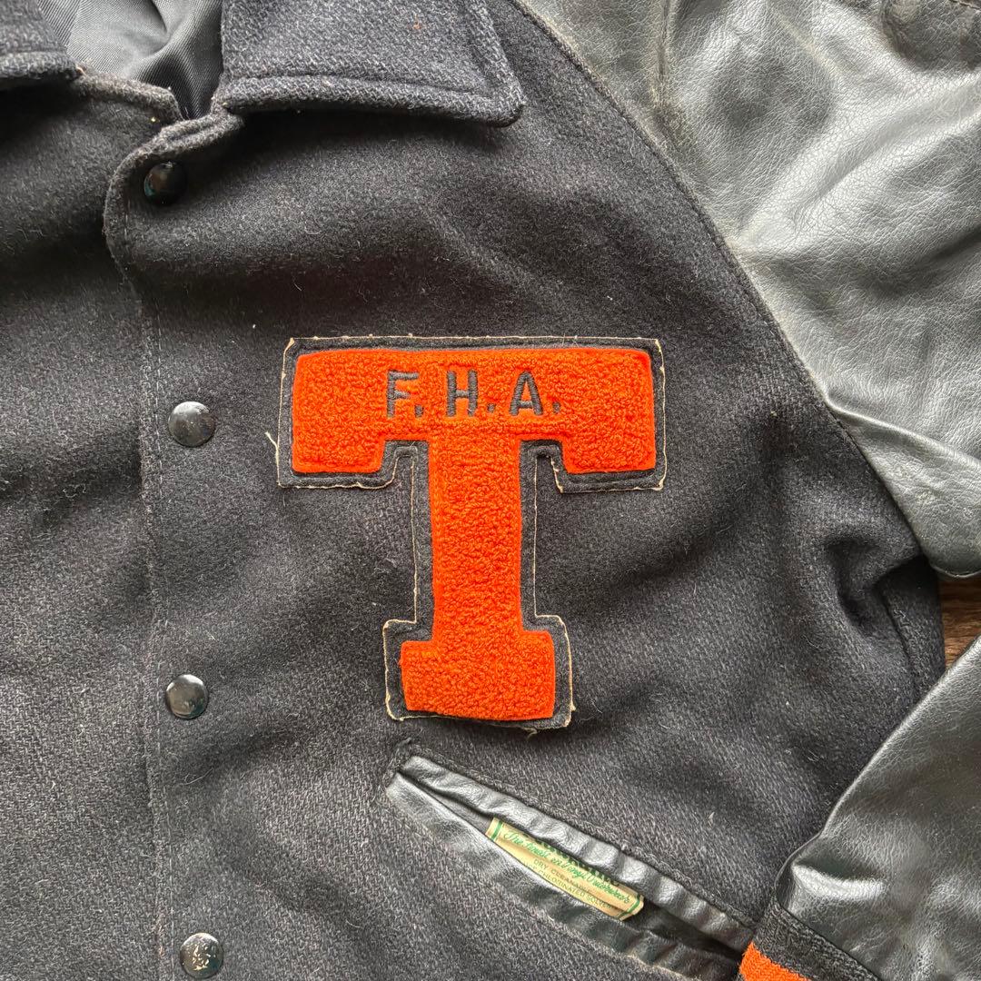 90's/90年代/DeLONG/デロング/スタジャン/黒/XL/ - メルカリ