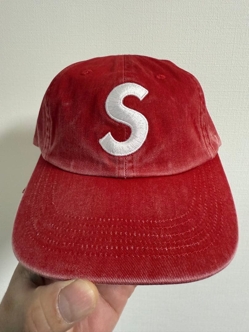 こ*に様 supreme Pigment Coated S Logo 6-Pan Buy Supreme Pigment Coated 2-Tone S Logo 6-Panel 'Brown' - FW25H21