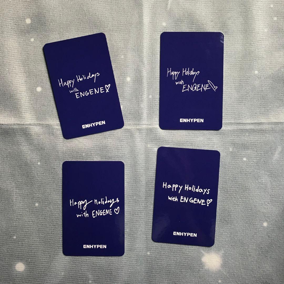 ENHYPEN SBS歌謡大典エナプ公開放送 ファン席サノク限定トレカ4枚セット