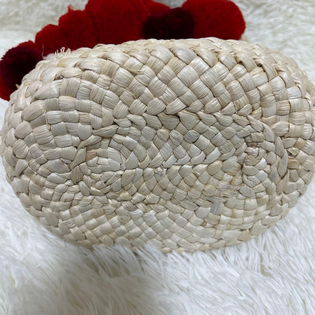 《ear PAPILLONNER》ロブスター刺繍のかごバッグ