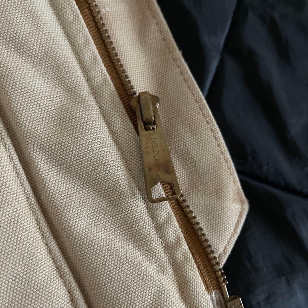 80's USA製Carhartt カーハート ダックベスト 胸ロゴ 腰ゴム M - メルカリ