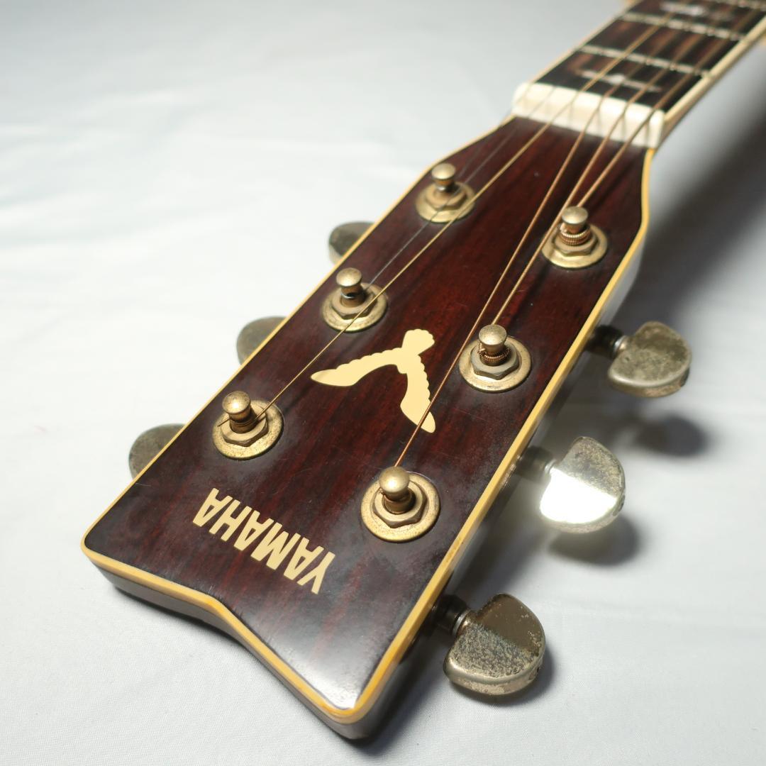 弦交換YAMAHA FG-735 ギター ヤマハ純正ハードケース付 バードインレ