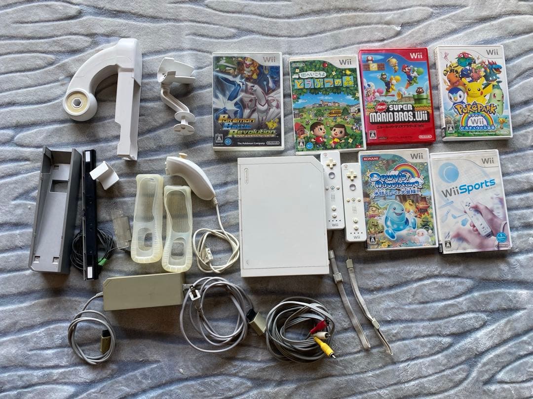 Wii本体 セットソフト6本、箱付き - メルカリ
