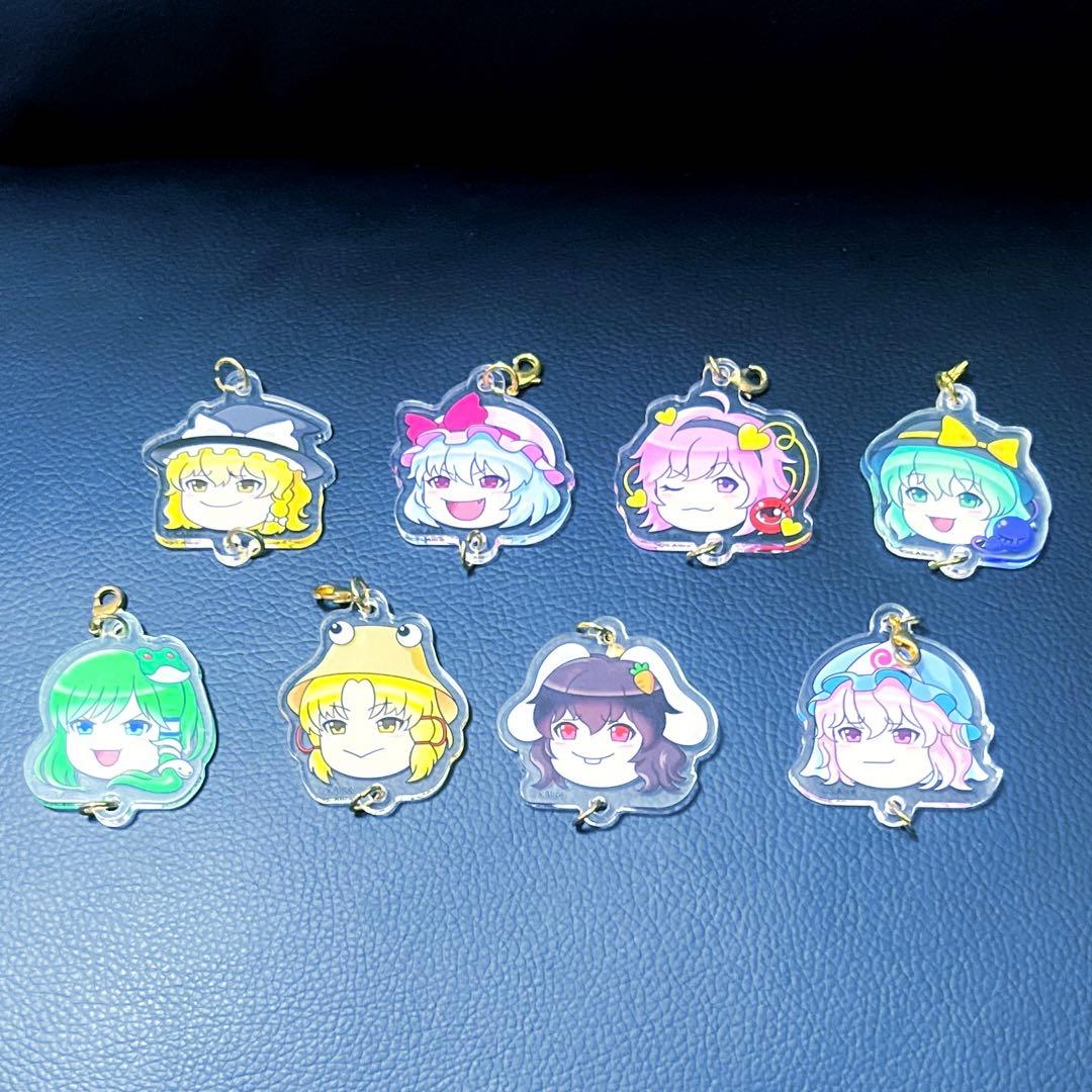 東方project アクリルキーホルダー 8個 - メルカリ