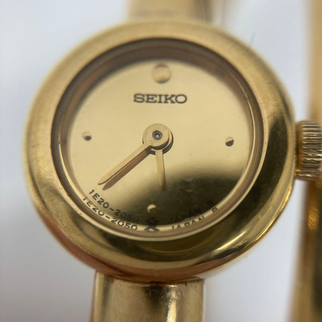 SEIKO 1E20-0660 レディース バングルウォッチ 電池切れ - メルカリ