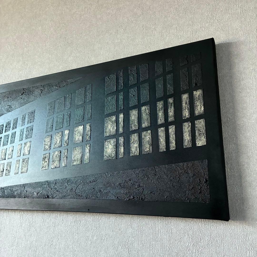 現代アート　80×39㎝　大きめ　モダン　絵画　原画　抽象画　アートパネル 現代アート 80×39㎝ 大きめ モダン 絵画 原画 抽象画 アートパネル