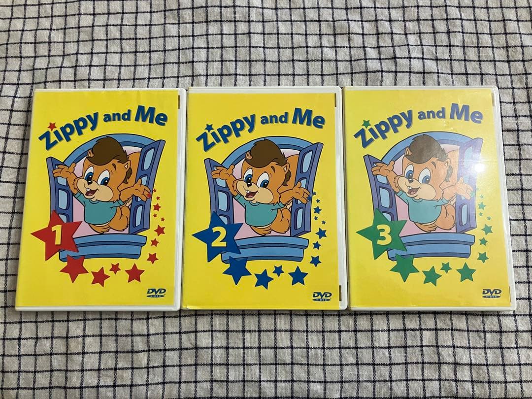 【おうち英語】ディズニー英語システム Zippy and Me DVD1-3巻 Zippy and Me DVD 1-3巻 CD1-3 ガイドブック セット ディズニー英語