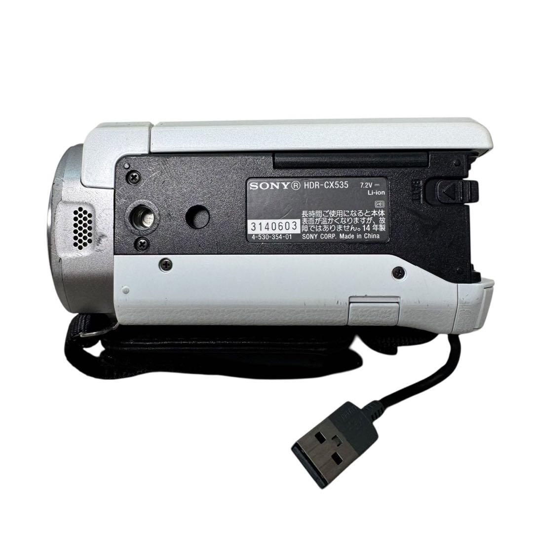SONY HDR-CX535 ビデオカメラ ホワイト ジャンク ジャンク品】SONY HDR