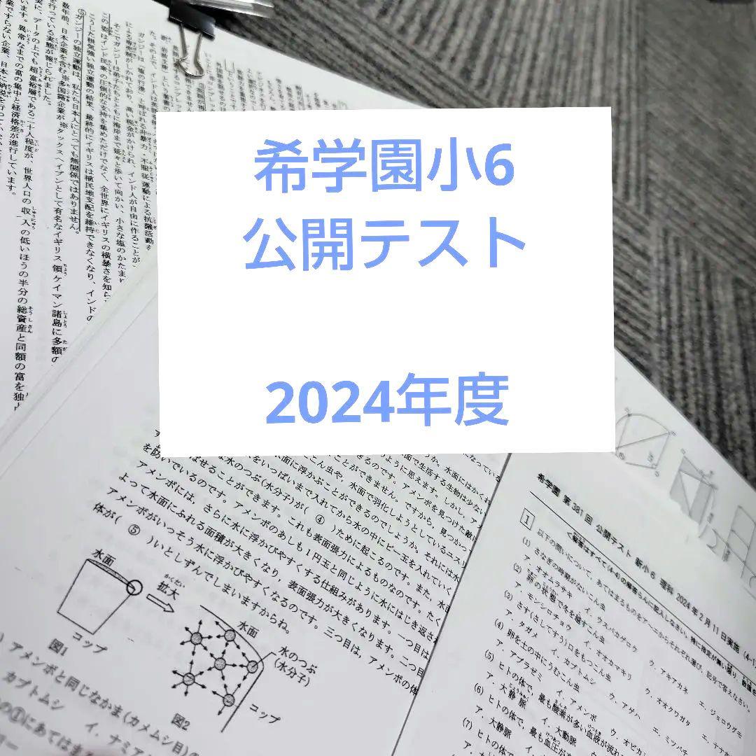 希学園小6◆ 公開テスト◆　2024年度 成績優秀者の声】希学園公開テスト全国2位！Yさん | RISU算数・リス