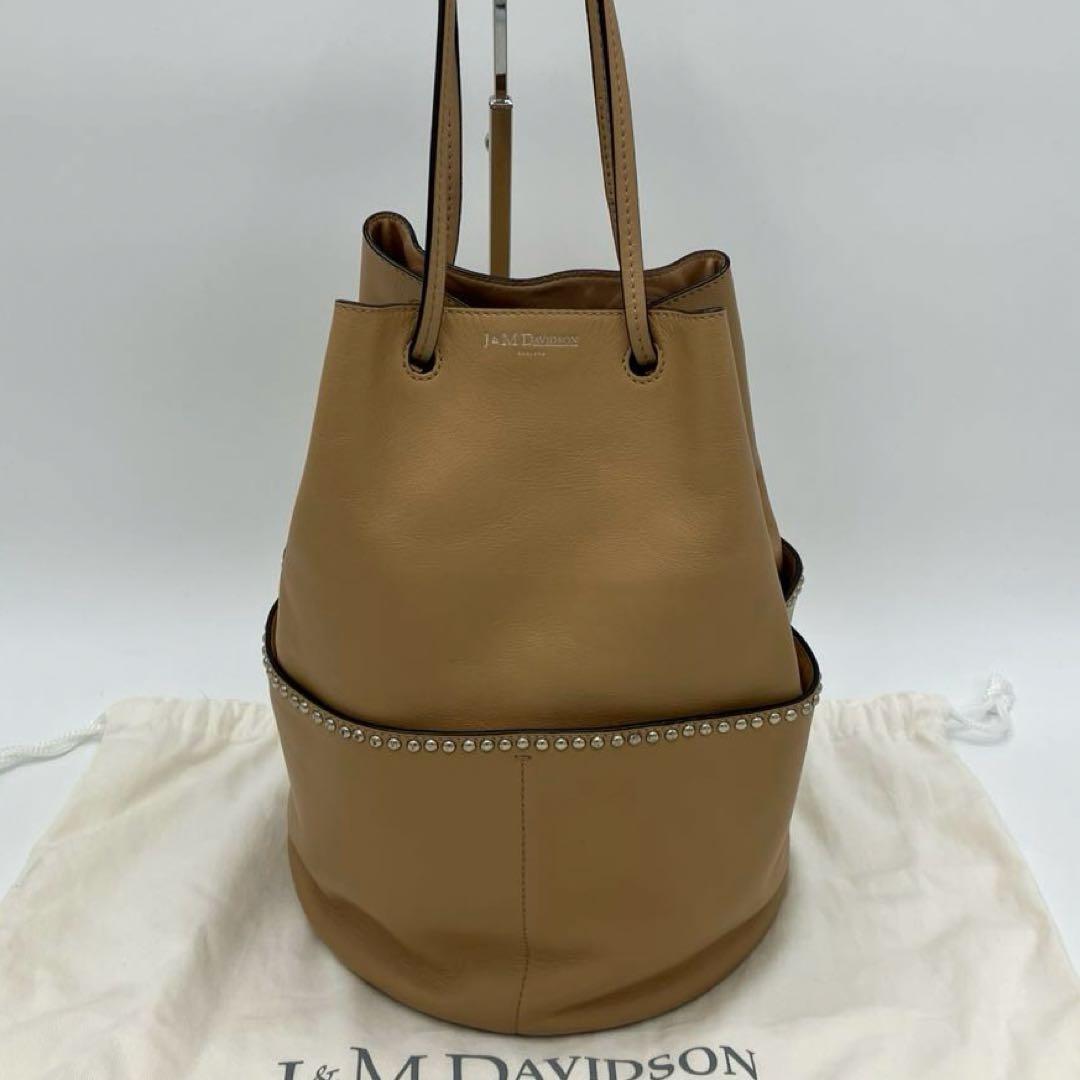 【美品】J&M DAVIDSON ミニ デイジー ウィズ ハンドバッグ キャメル J&M Davidson（J＆Mデヴィッドソン） ジェイアンドエムデヴィッドソン