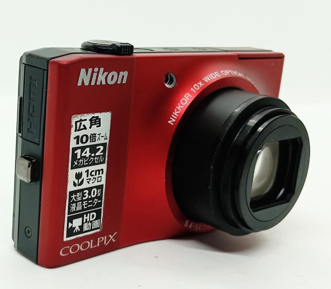 Nikon COOLPIX S8000 レッド 14.2MP 10倍ズーム