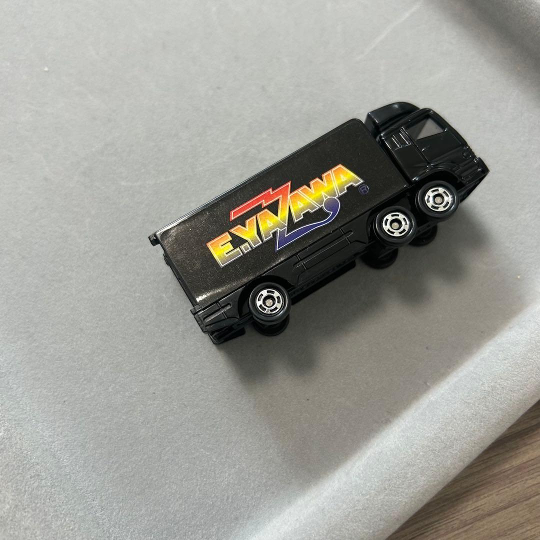 E.YAZAWA ミニカー 黒 トラック1997年矢沢永吉トランポ - メルカリ