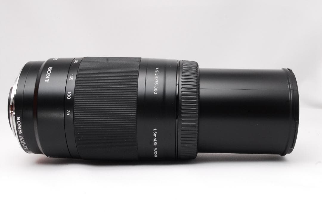 どんちゃん ソニー75-300mm 外箱付き 望遠レンズ F4.5-5.6