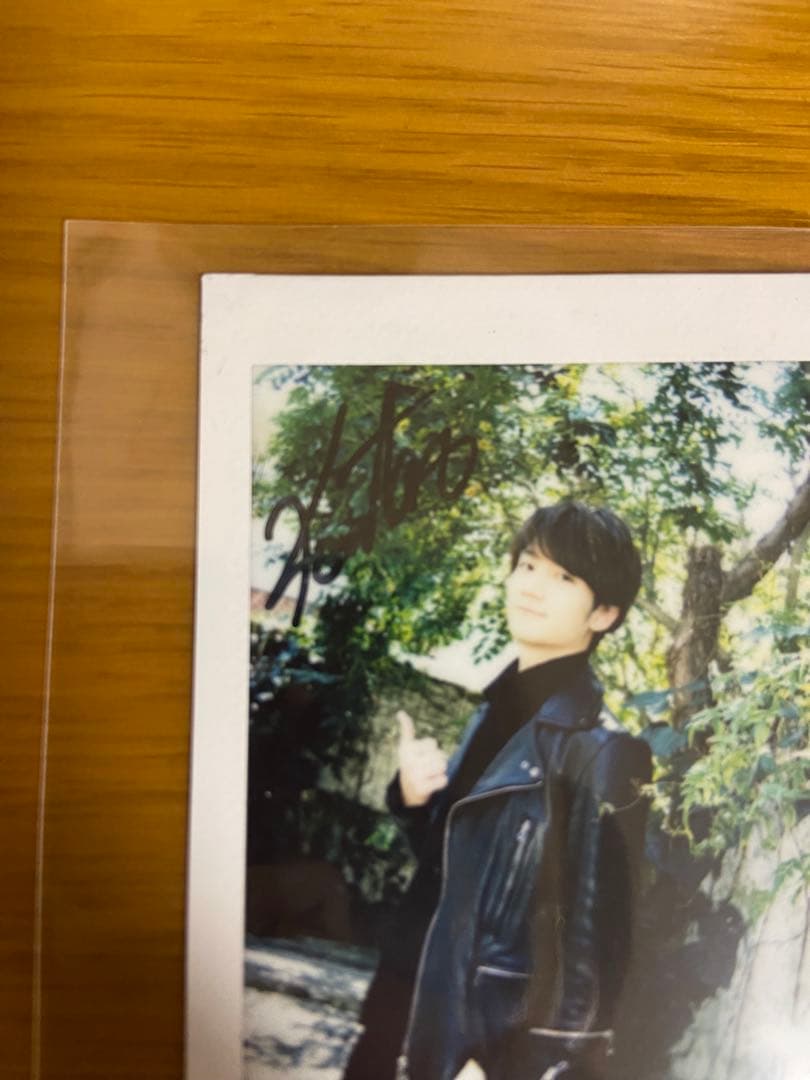 熊谷健太郎 直筆サイン入りチェキ