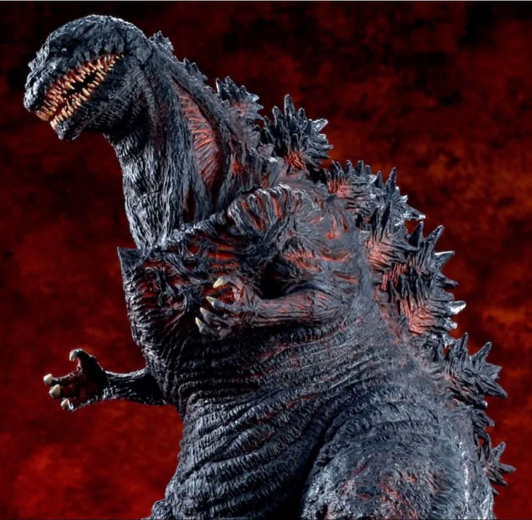 シン・ゴジラ 2016 東宝大怪獣フィギュア 交換ヘッド付き 少年リック限定版 東宝大怪獣シリーズに「シン・ゴジラ」が 全長約50cmの大ボリュームで