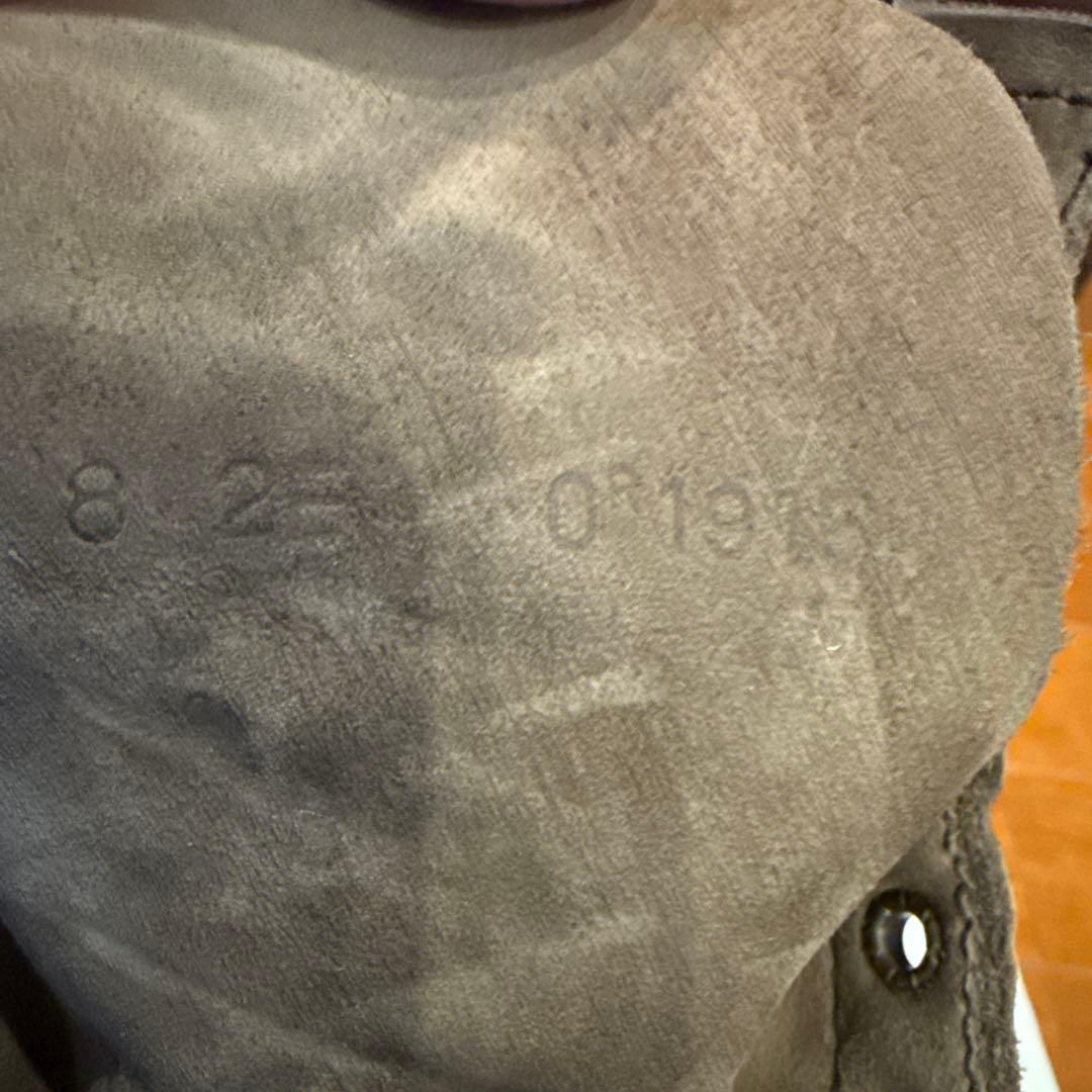 良品•縦羽タグ•8EE】レッドウィング2877ヌバックレザー グレージュ