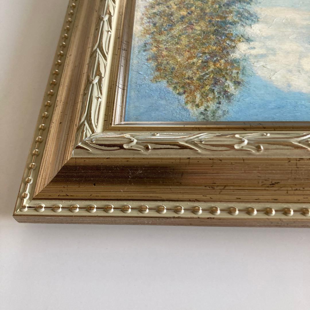 クロード・モネ「秋のアルジャントゥイユ」複製画 額入り世界名画