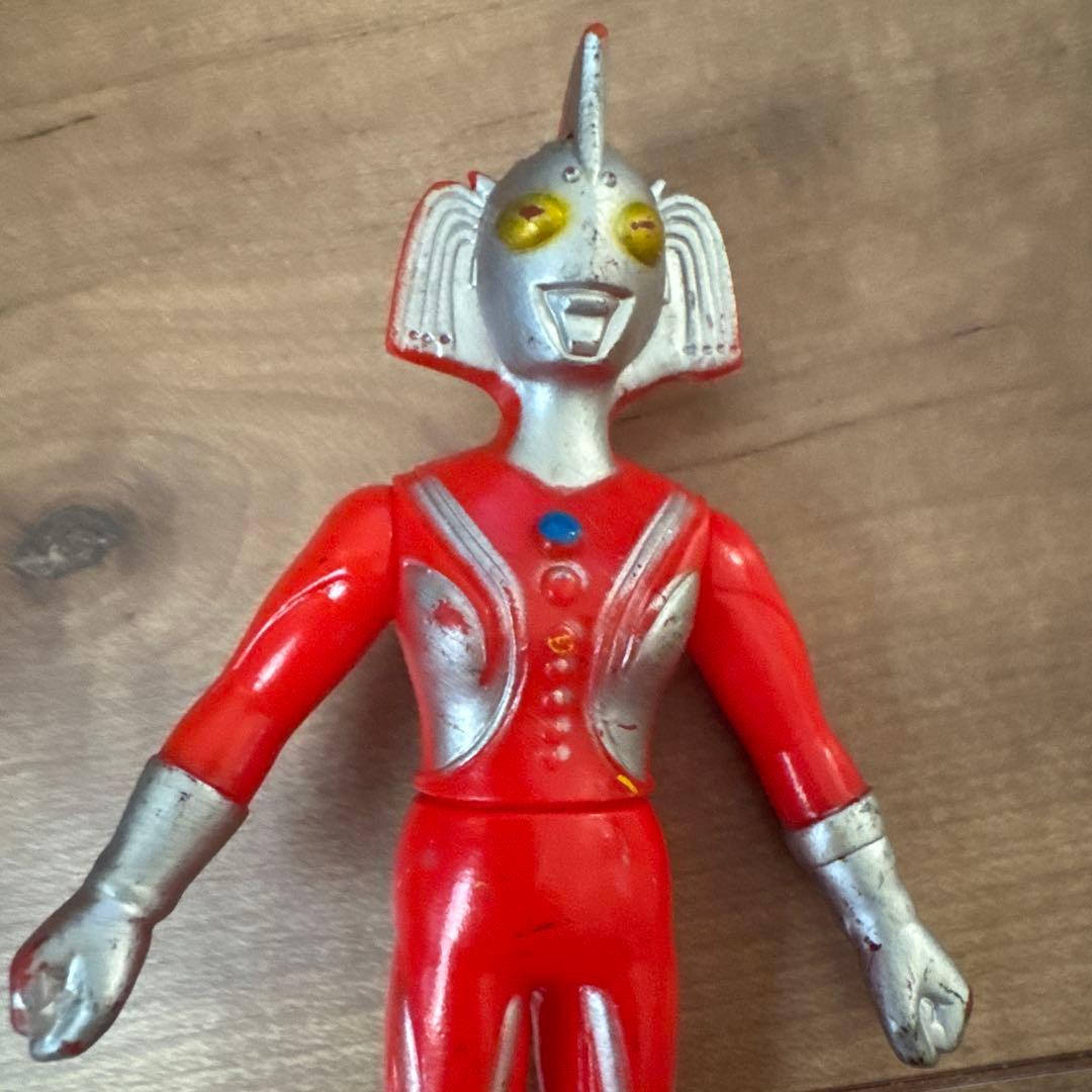 当時物】ウルトラマン ミニソフビ 5体セット 昭和レトロ JAPAN刻印