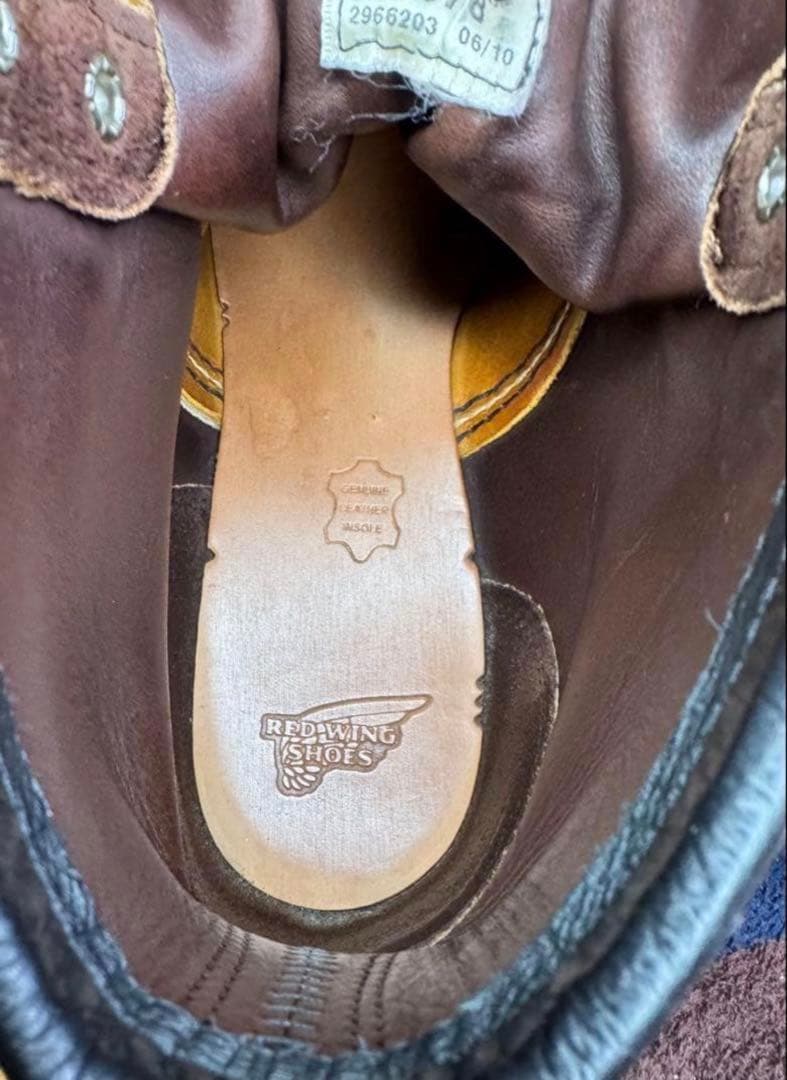 RED WING SHOES 8878 ブラウンブーツ 9.5D スエード