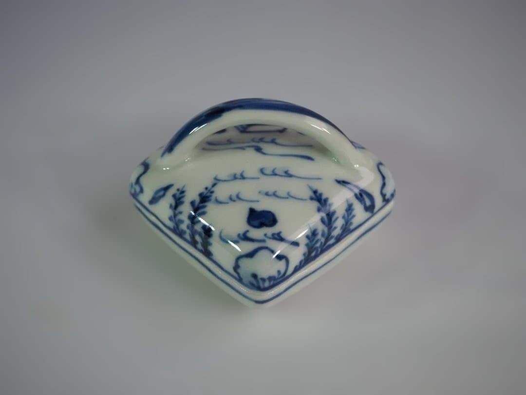 真葛焼4代 宮永香斎造『染付隅田川香合』（共箱） - メルカリ