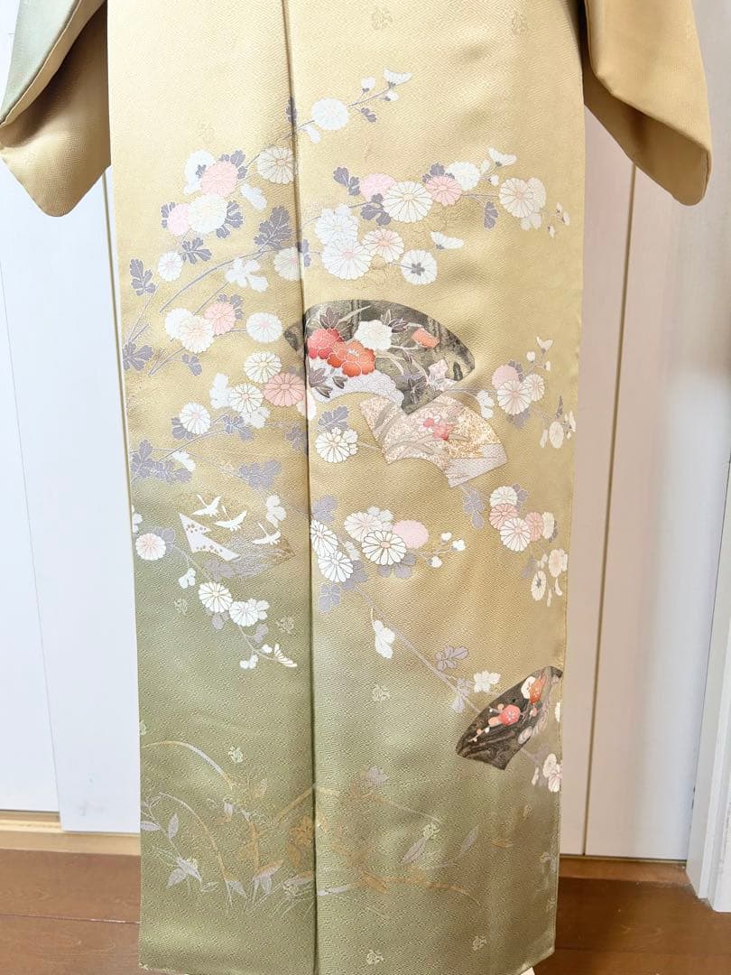 美品 正絹訪問着 フルセット4点セット 入学式 七五三 お宮参り バチ衿