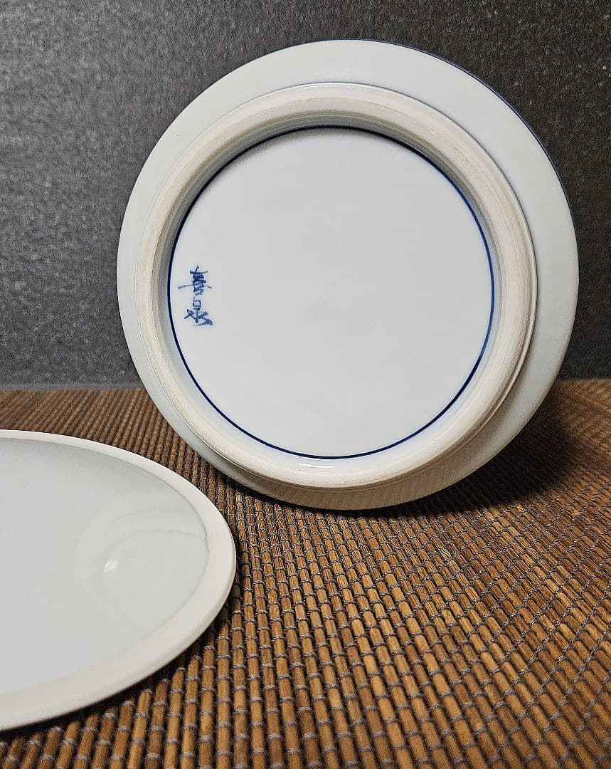 京焼 清水焼 名工】 橋本喜泉 造 染付 祥瑞 水指 共箱 共布 未使用品