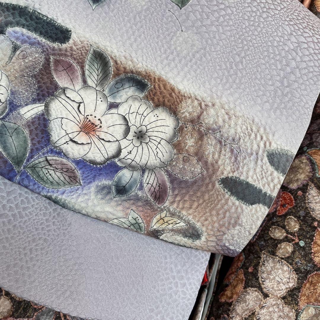 小紋 フルセット 辻ヶ花 ブラウン系 着物 L5 - メルカリ