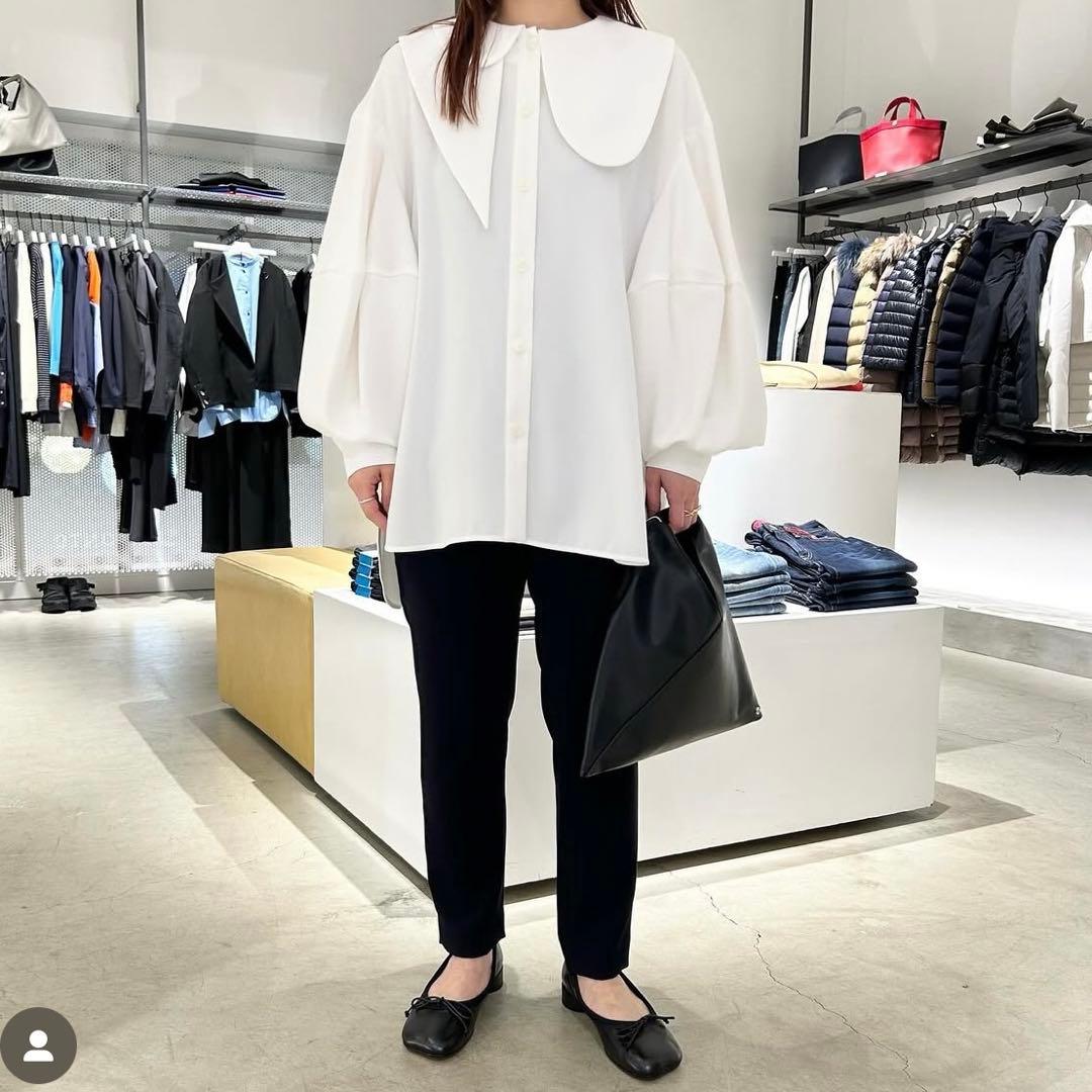 ENFOLD ホワイト シャツ 38 2024 完売品 エンフォルド - メルカリ