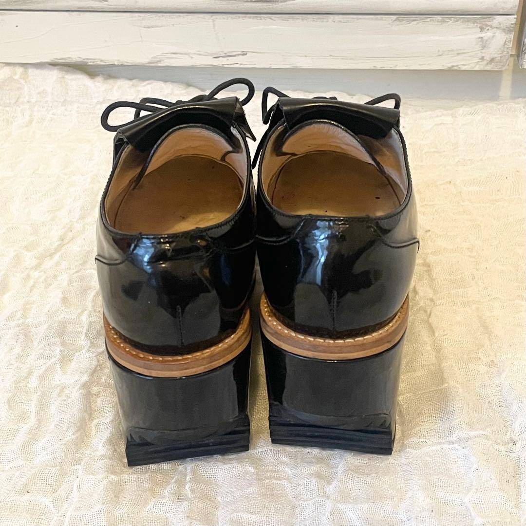 Vivienne Westwood パテントレザーゴルフシューズ タッセル 厚底