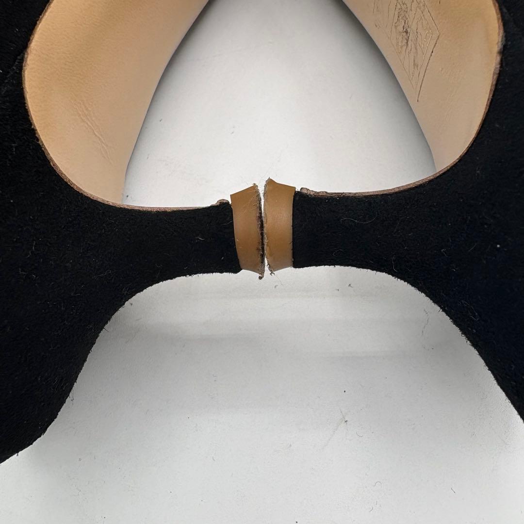 ファビオルスコーニ【24.5cm】ミュール　ストラップ　ビブラムソール　スエード