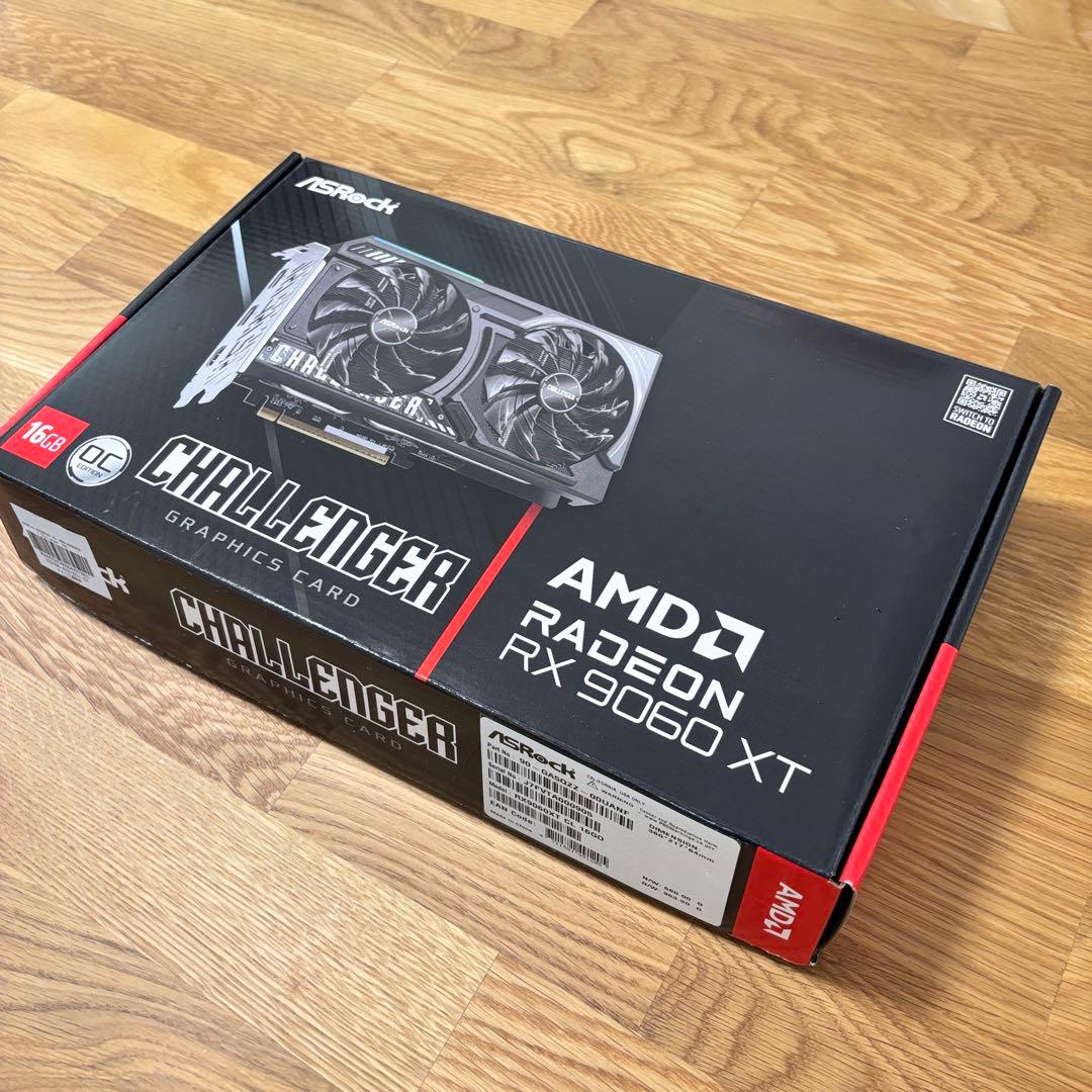 グラフィックボード・グラボ・ビデオカード ASRock Radeon RX9060 XT Challenger 16GB Amazon.com: ASRock Radeon RX 9060 XT Challenger 16GB OC + CL-750G