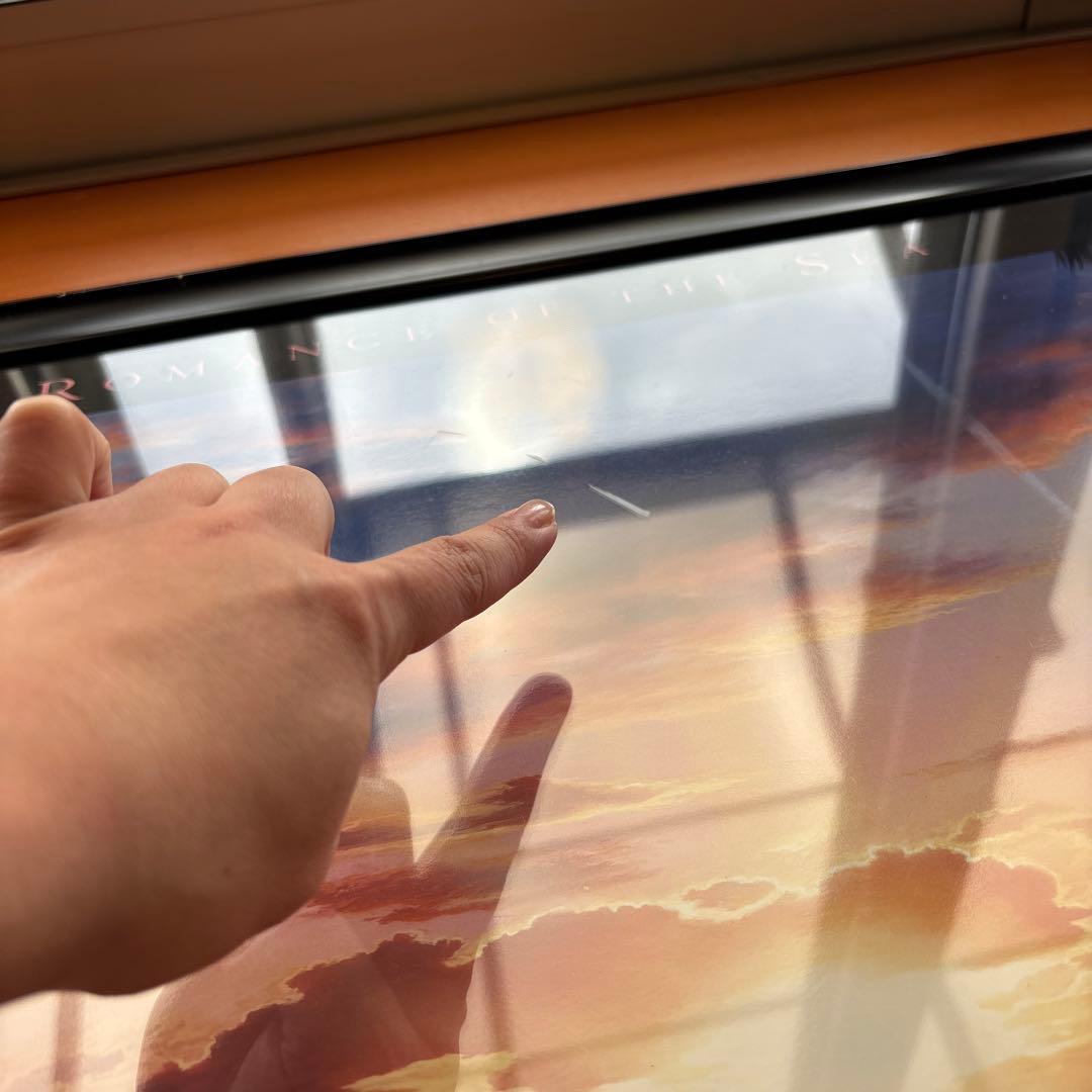 ラッセン ロマンスオブザシー 夕日 サンセット クジラ 風景 版画 額