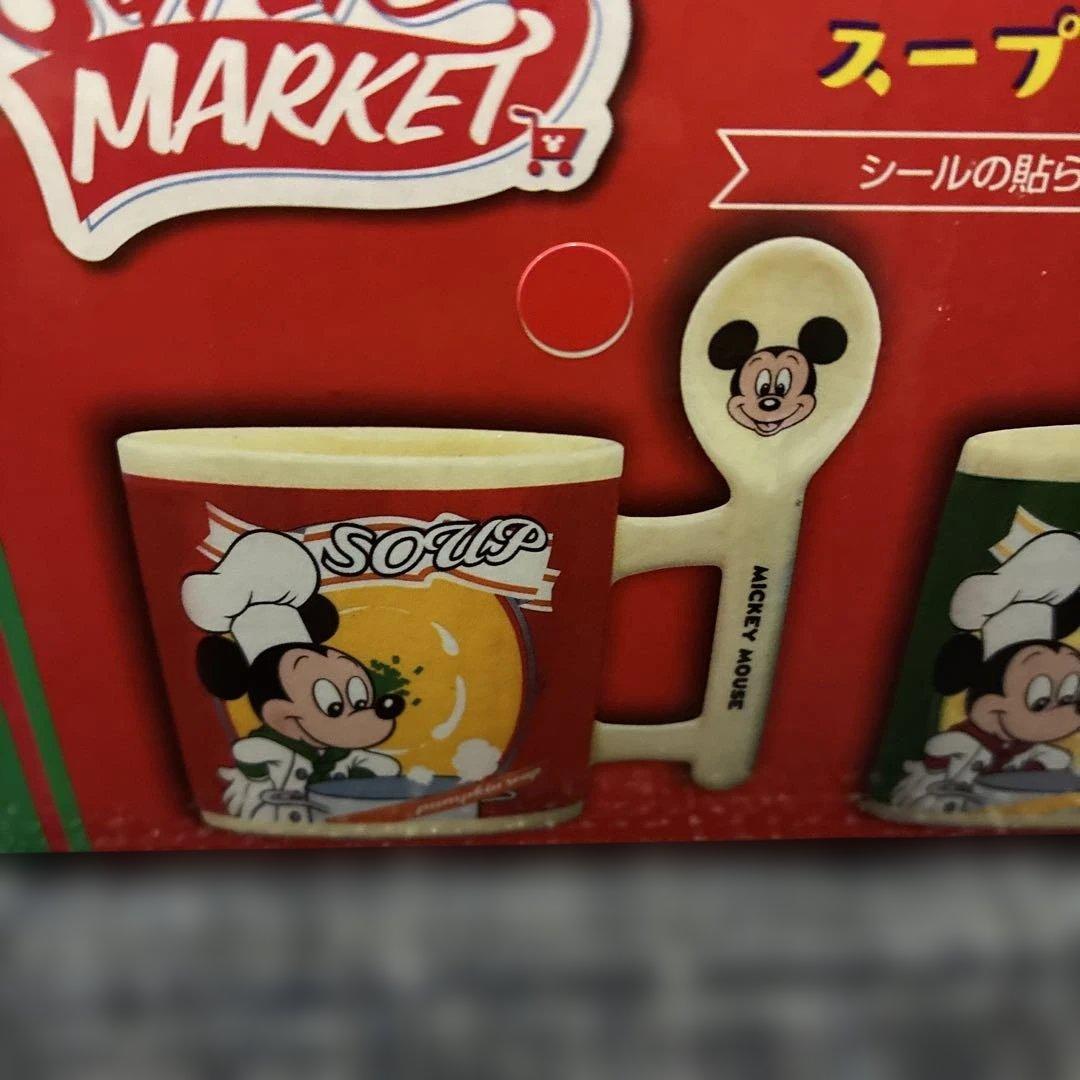 Disney スープ缶風マグカップセット赤&緑2個組 - メルカリ