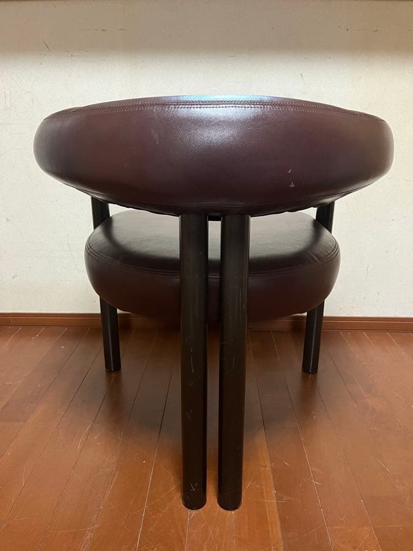 すし様専用 MOBILIA】 モビリア 革シングルソファ 日本創業②