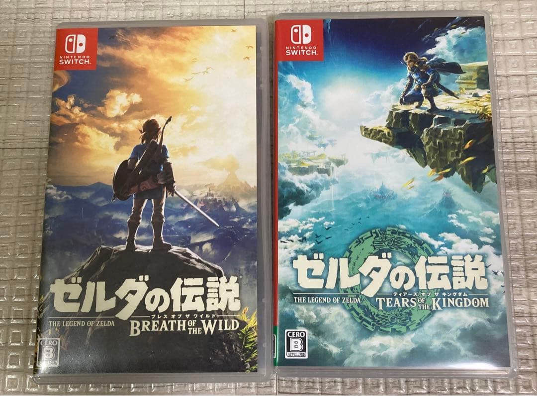 Switch ゼルダの伝説 ブレワイとティアキン セット - メルカリ