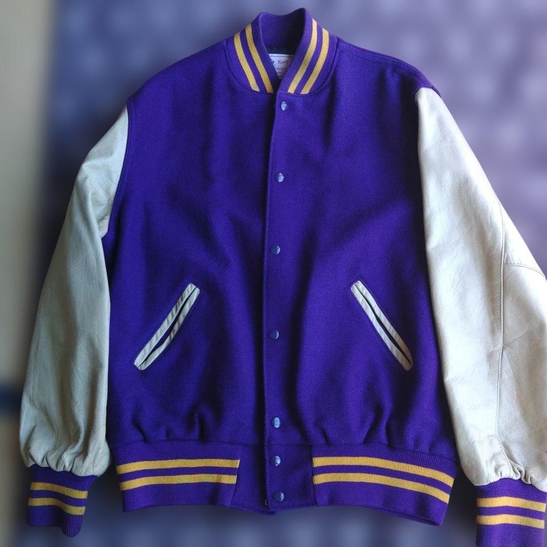 古着 Kratz スタジアムジャンパー スタジャン(XL)