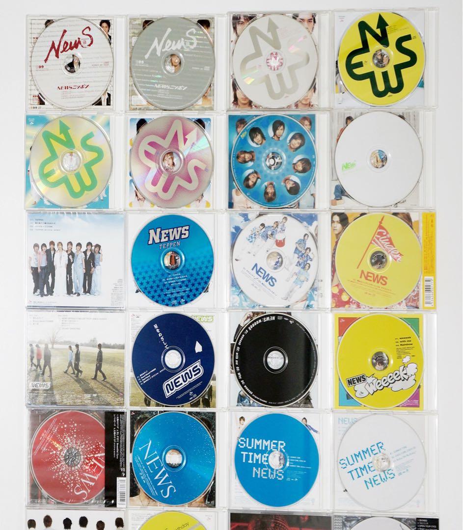 NEWS初期シングルアルバム初回盤通常盤全36枚(新品6枚)セット9人→6人