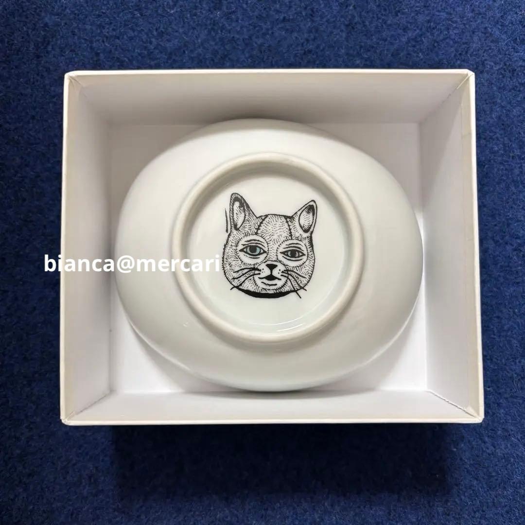 ヒグチユウコ 丸型 プレート ボリス雑貨店 アノマロ ニャンコ ボリス