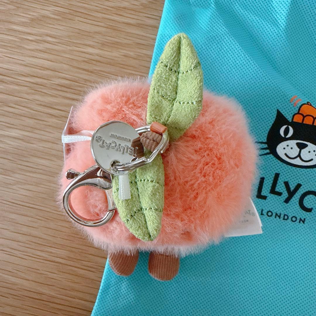 Jellycat ジェリーキャット ももチャーム 正規品 新作 ピーチ - メルカリ