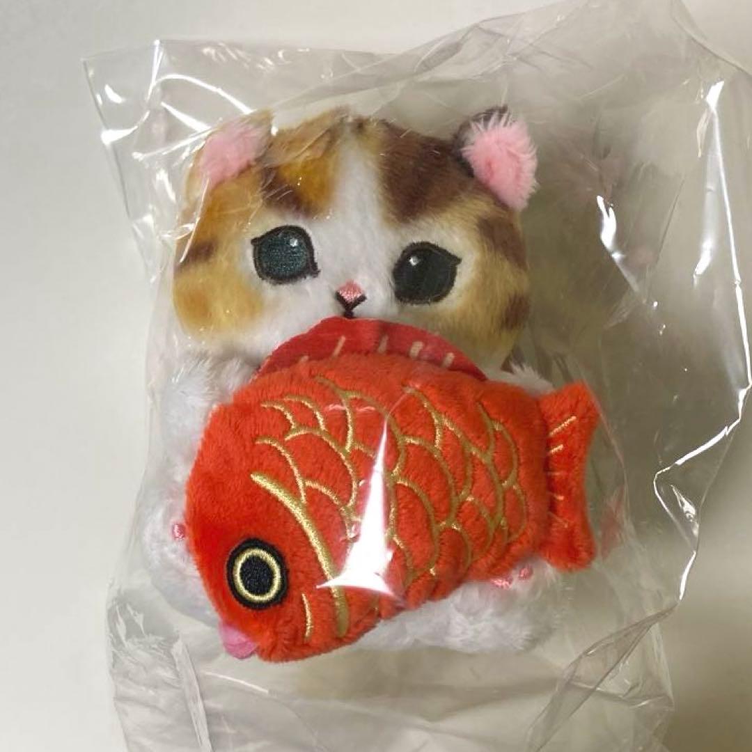 mofusand めで鯛にゃんぬいぐるみ だるま 小判 めで鯛 4点セット
