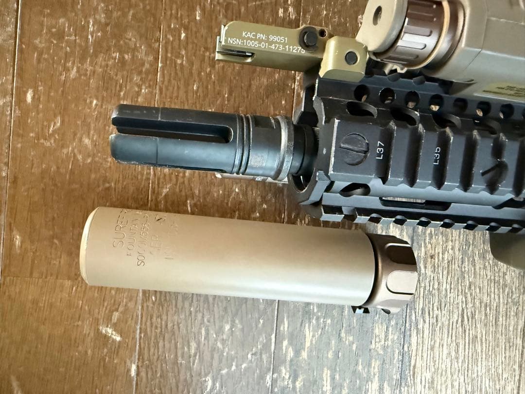 東京マルイmws(mk18.mod1)外装カスタム盛り盛り - メルカリ