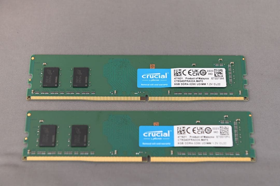 クルーシャル CT8G4DFRA32A DDR4 PC4-25600 8GB2枚 - メルカリ