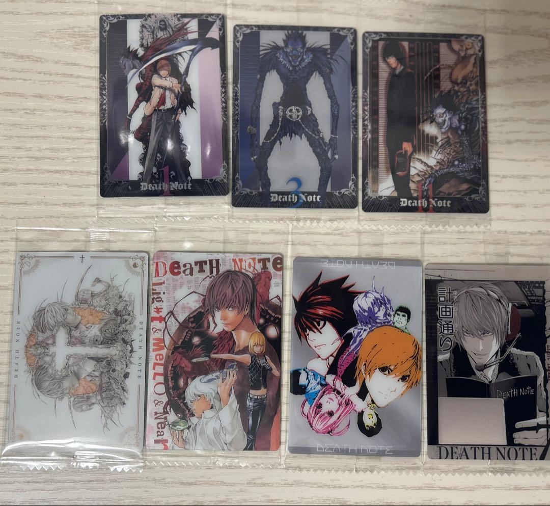DEATH NOTE ウエハース 7枚まとめ - メルカリ