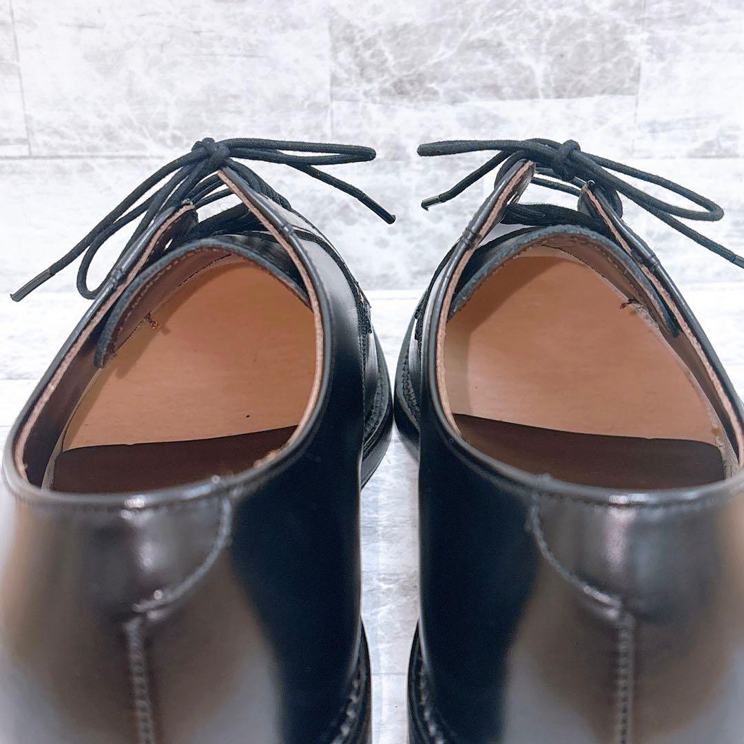 極美品✨ REGAL V081 外羽根 プレーントゥ 黒 25.5cm EE