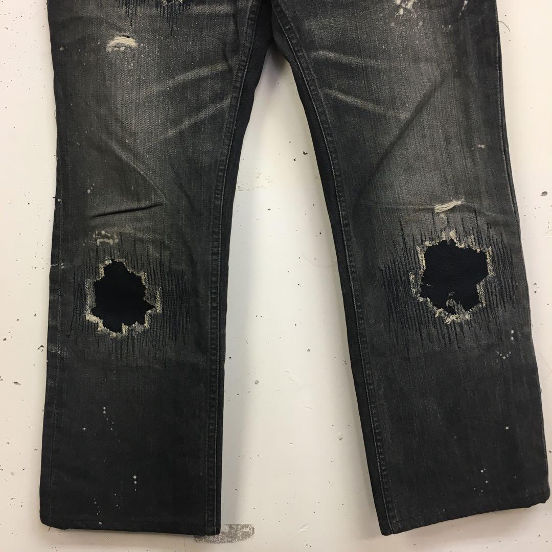 NUMBER(N)INE ナンバーナイン スタンダード期 グランジデニムパンツ3