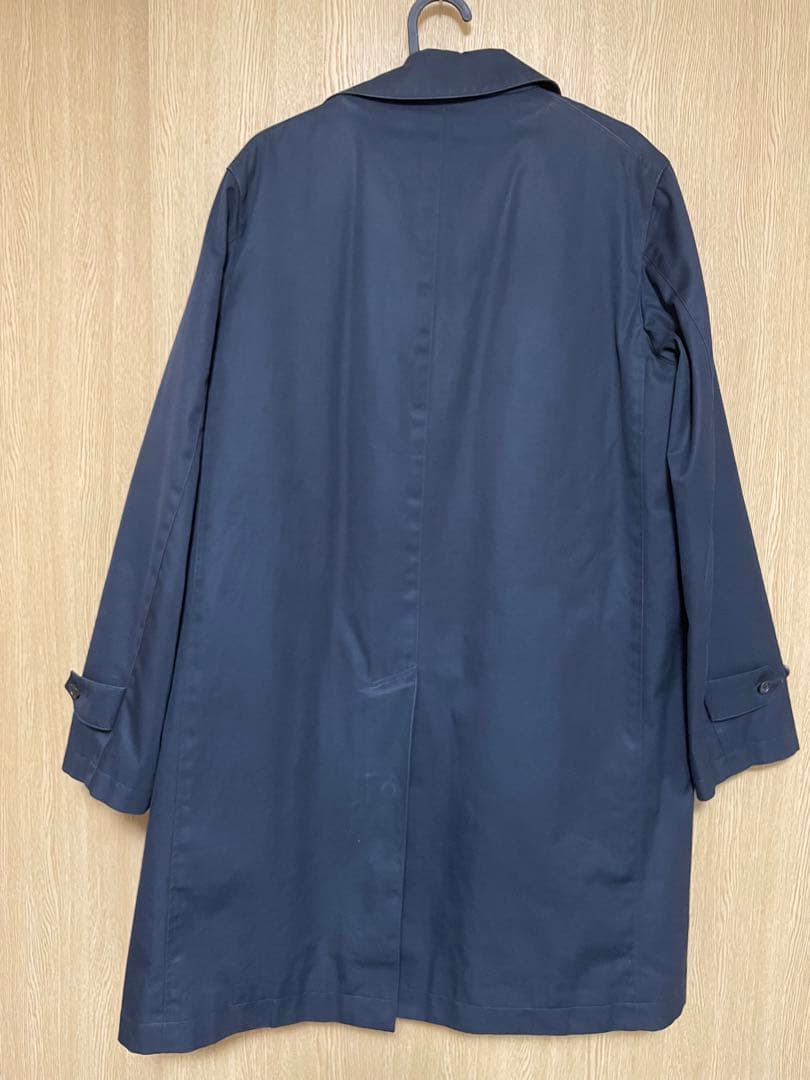 マーガレットハウエル ステンカラーコート ネイビー M - メルカリ