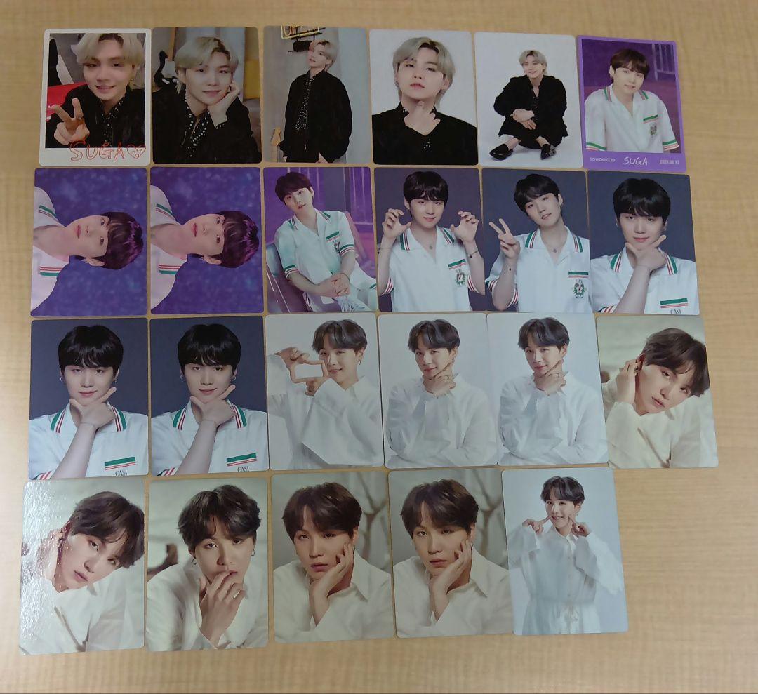 ➀ BTS SUGA ユンギ ミニフォトカード 47枚 まとめ売り - メルカリ