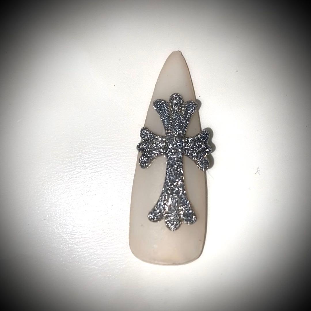 クロスネイルパーツ十字架パーツ3Dパーツ - メルカリ