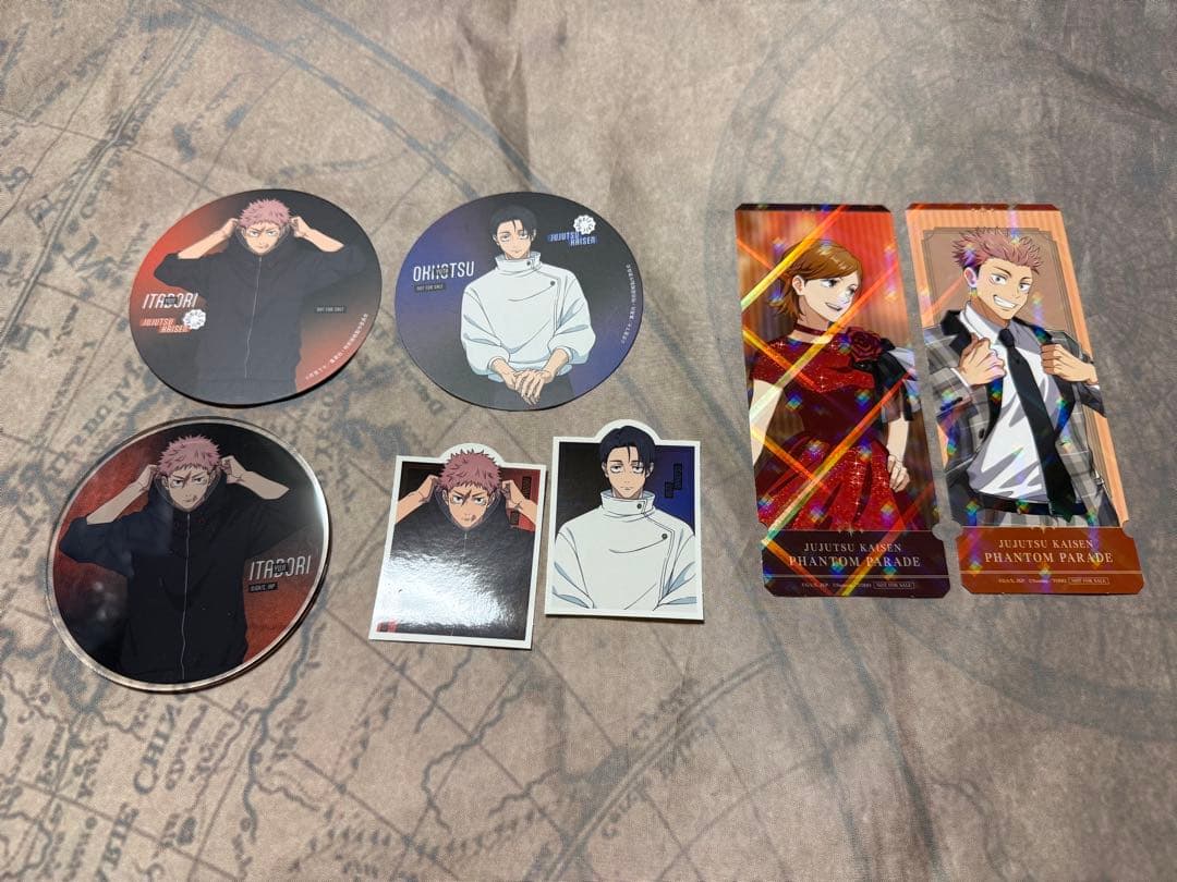 呪術廻戦 アクリルコースター ステッカー コースター 特典 7点 - メルカリ