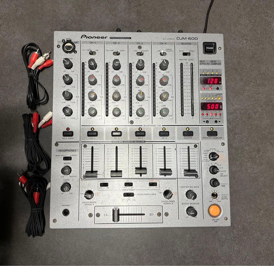 Pioneer DJM-600 DJミキサー（やや難あり）-サロニア EMS リフトブラシ